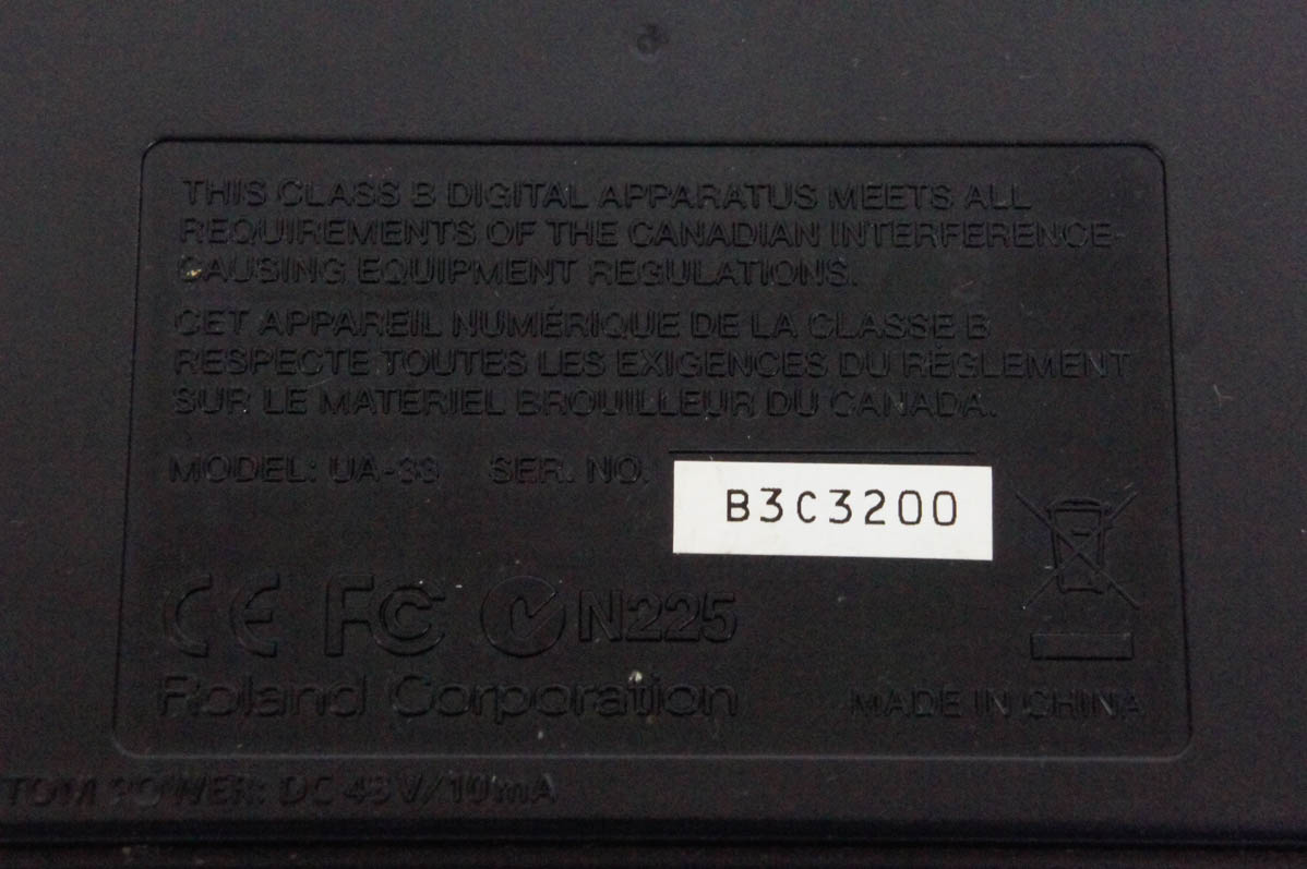 中古 ROLANDローランド TRI-CAPTURE UA-33 USBオーディオ
