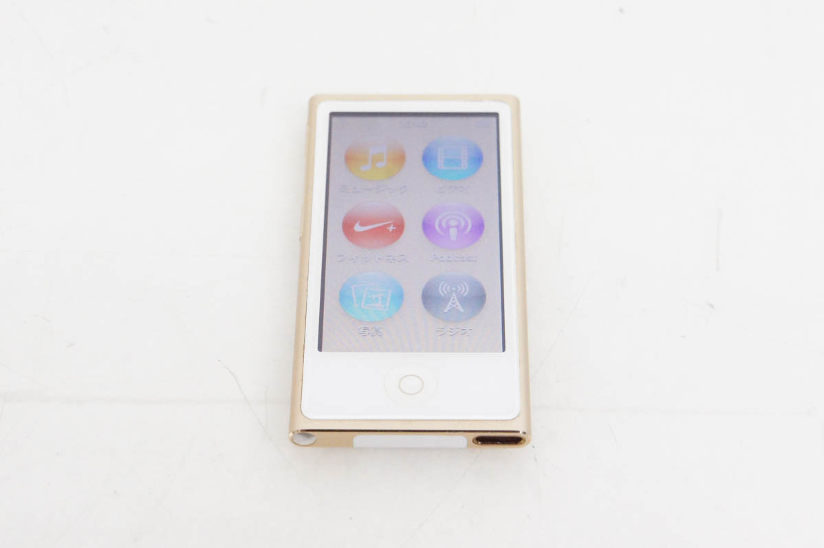 iPod nano 第７世代　 MKMX2J/A [16GB ゴールド] 中古 Appleアップル 第7世代 iPod nano 16GB ゴールド MKMX2J