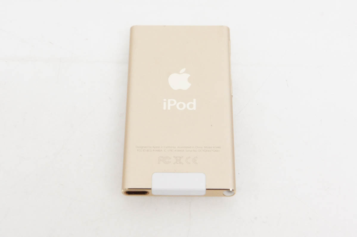 【美品】Appleアップル 第7世代 iPod nano ゴールド MKMX2J 中古 Appleアップル 第7世代 iPod nano 16GB ゴールド MKMX2J