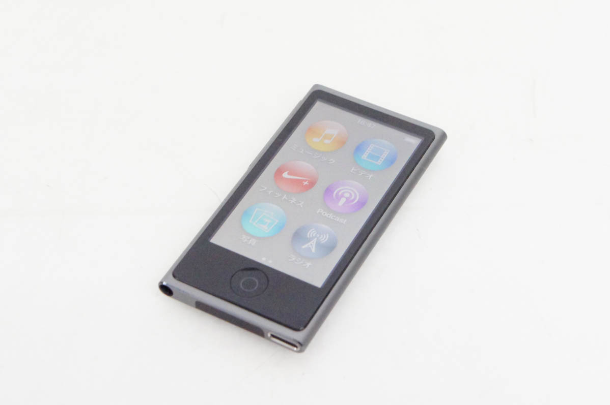 649 超美品 iPod nano 16GB 第7世代 ME971J 中古 Appleアップル 第7世代 iPod nano 16GB スペースグレイ