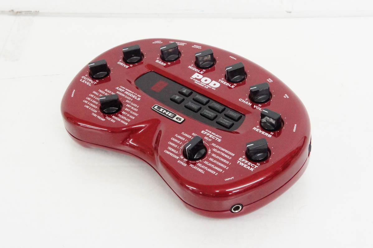 中古 LINE 6 POD Version2.0 アンプシミュレーター エフェクター