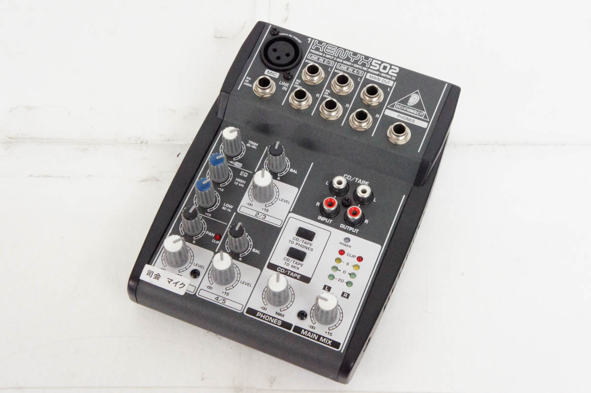  BEHRINGER٥󥬡 ʥߥ XENYX 502