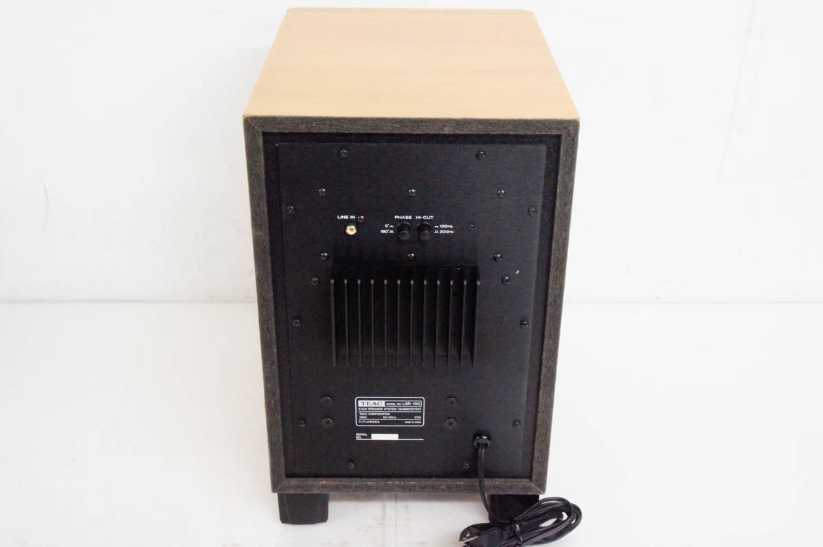 TEAC Reference 01 2.1chスピーカーシステム ブラック LS-WH01-B 中古