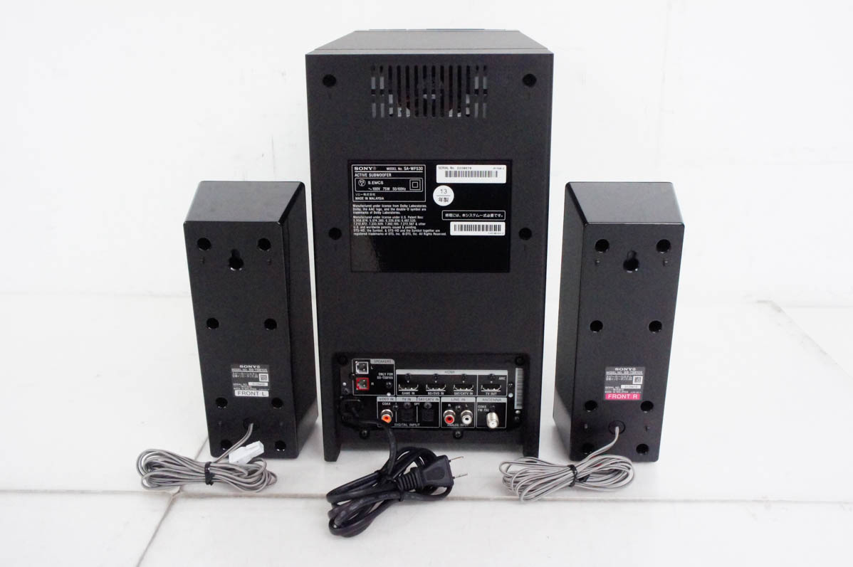 中古 SONYソニー 2.1ch ホームシアターシステム HT-FS30 オーディオ