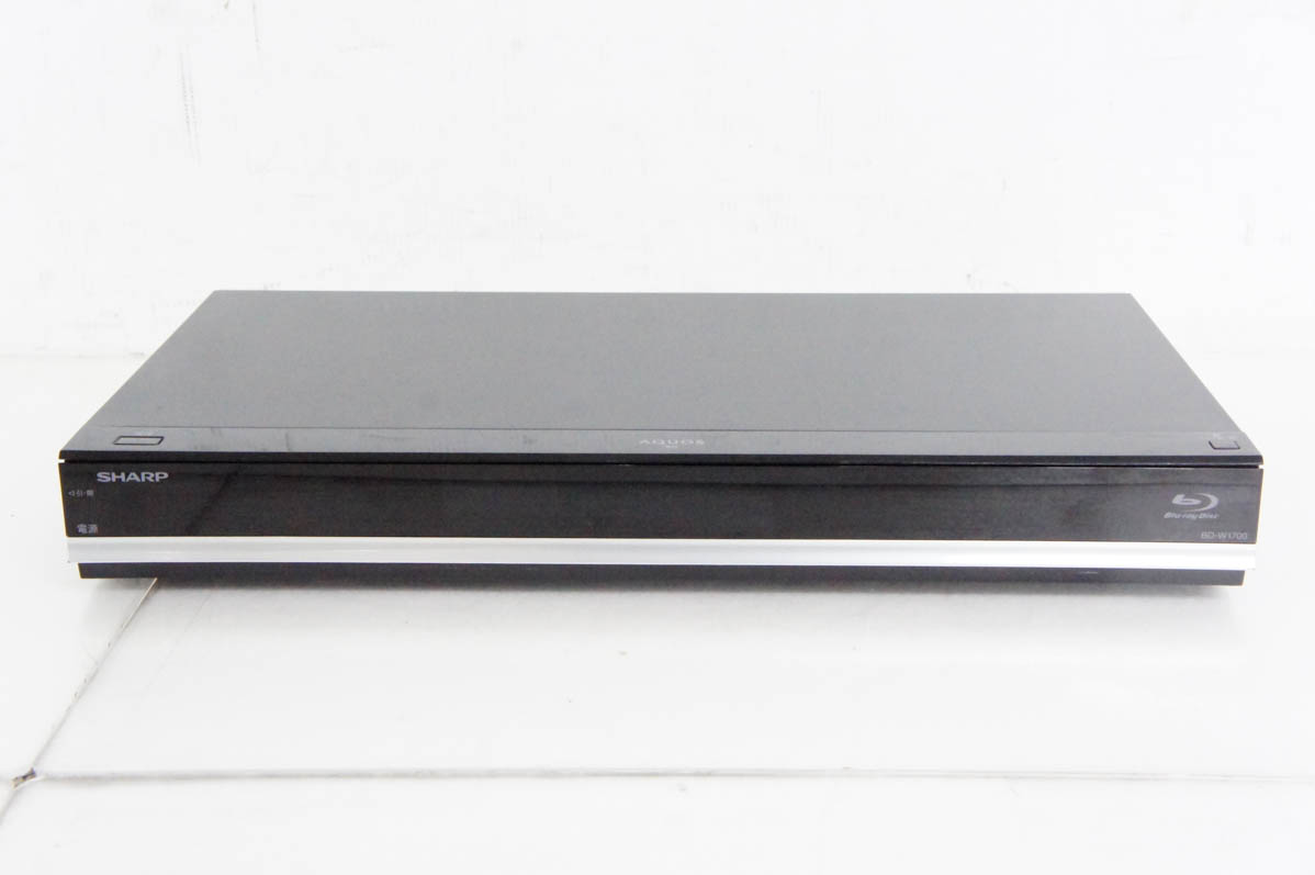 SHARP AQUOS ブルーレイ BD-W1700 中古　本体　ブラック 2025年最新】Yahoo!オークション -bd-w1700(シャープ)の中古品