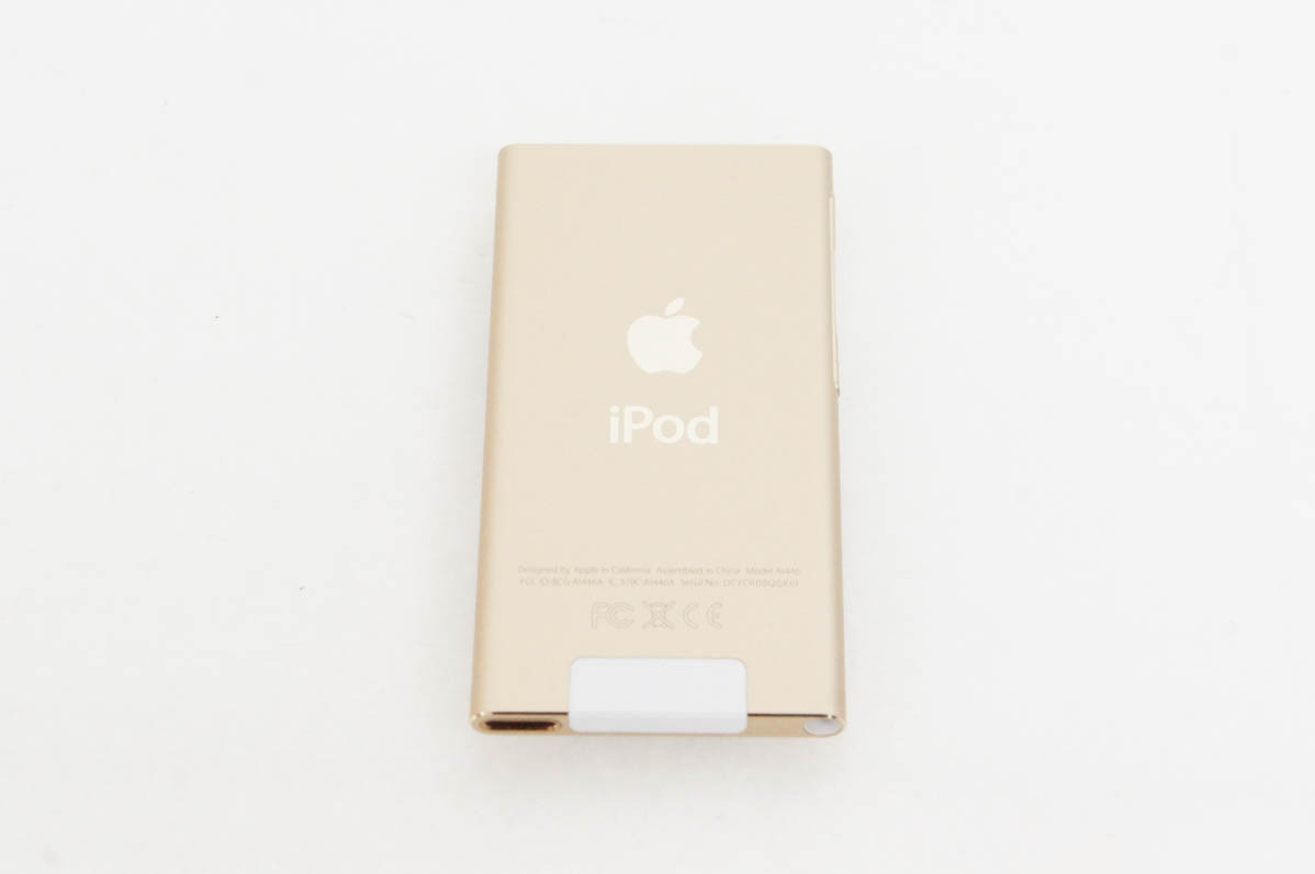 中古 Appleアップル 第7世代 iPod nano 16GB ゴールド NKMX2LL