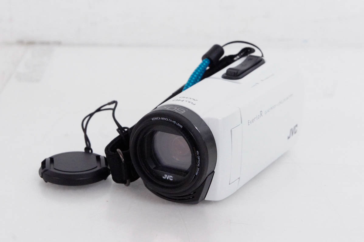 VictorJVC ビデオカメラ EverioR GZ-R470-Hグレー中古 VictorJVC