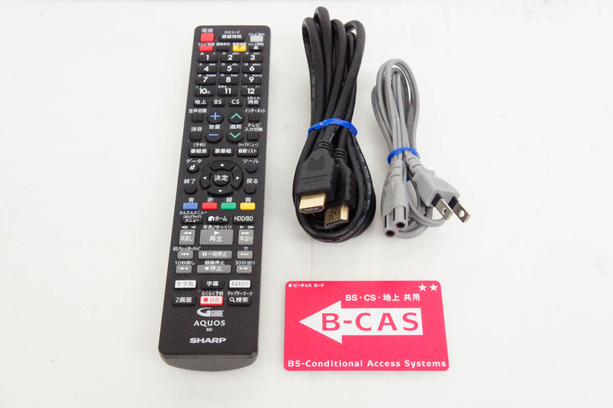 中古 SHARPシャープ AQUOSアクオスブルーレイ BDレコーダー BD