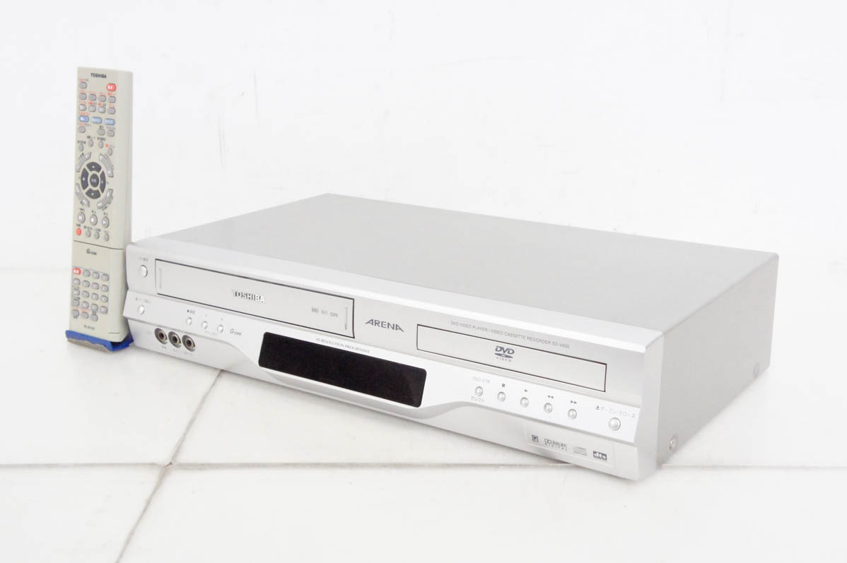 TOSHIBAビデオDVDデッキSD-V600（メンテナンス済中古品） 動作品 SD-V600 東芝 TOSHIBA ビデオ VHS/DVDプレイヤー - メルカリ