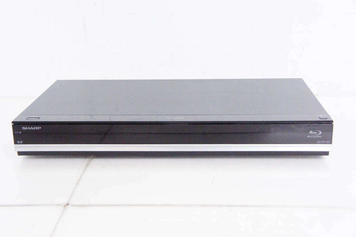 中古 SHARPシャープ ブルーレイディスクレコーダー AQUOSアクオスブルーレイ BD-W1700 HDD1TB Wチューナー｜snet-shop｜02