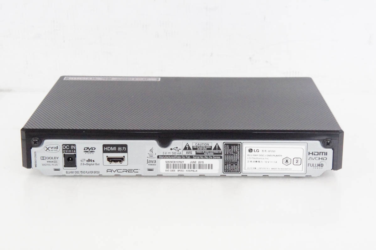 中古 LGエレクトロニクス ブルーレイディスク/DVDプレーヤー