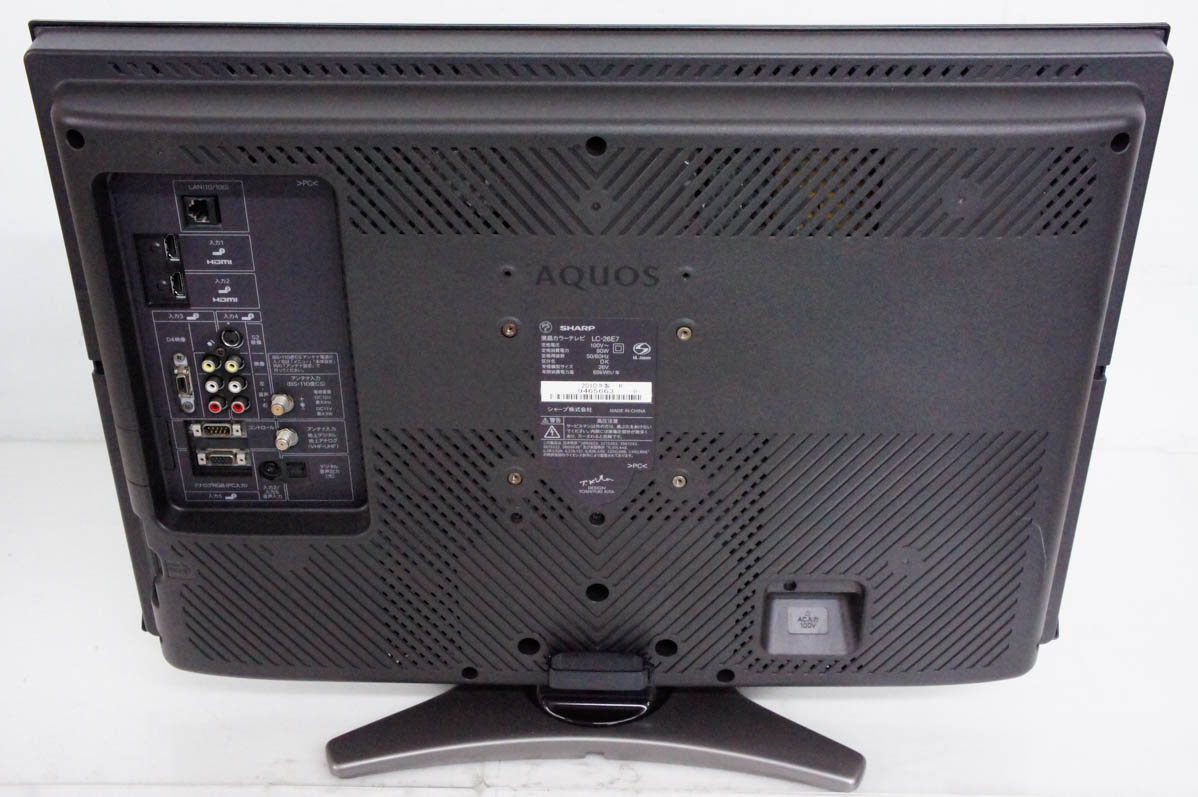 中古 シャープSHARP 26V型ハイビジョン液晶テレビ AQUOSアクオス LC