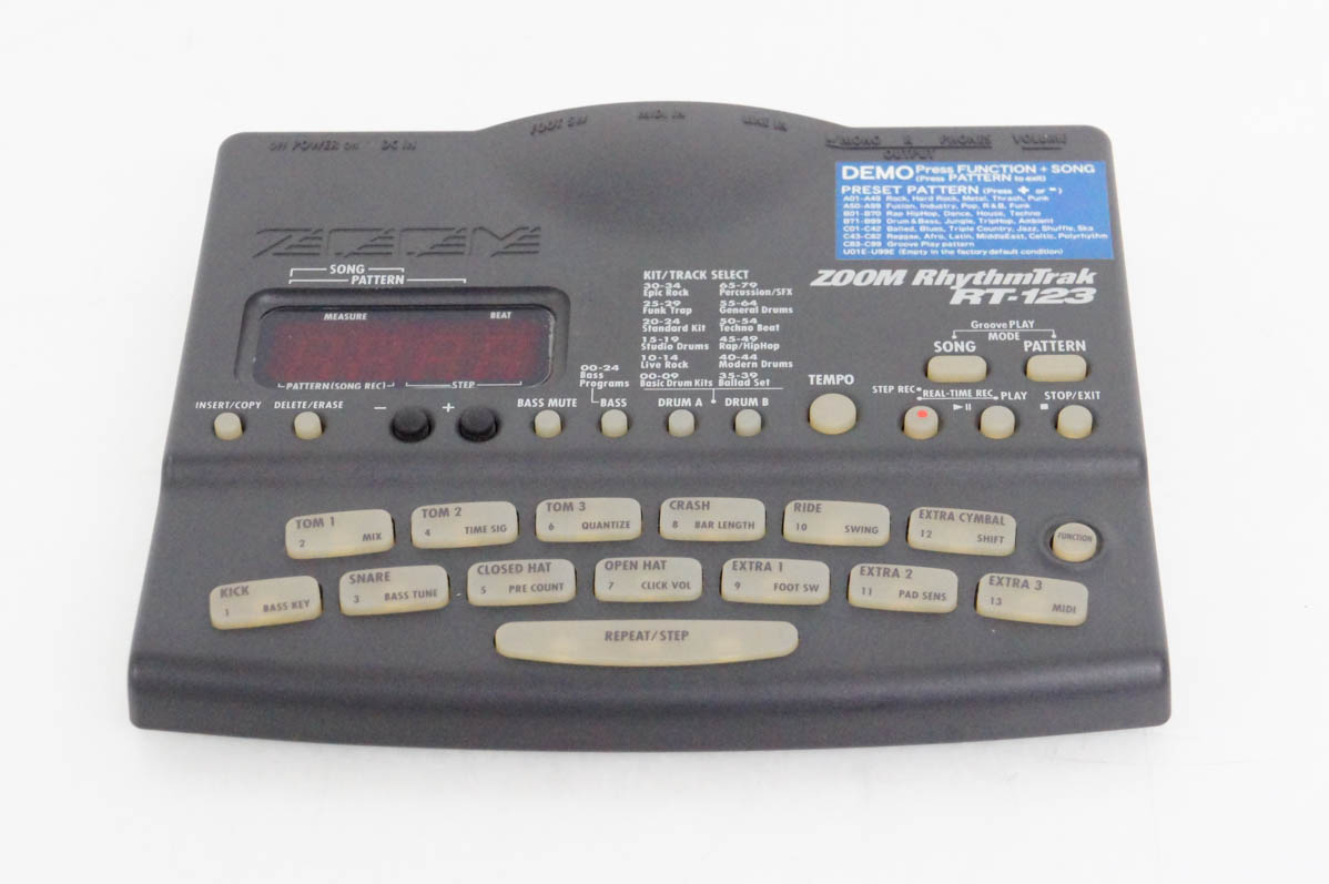 中古 ZOOMズーム リズムマシン RythmTrak RT-123 : エスネットショップ