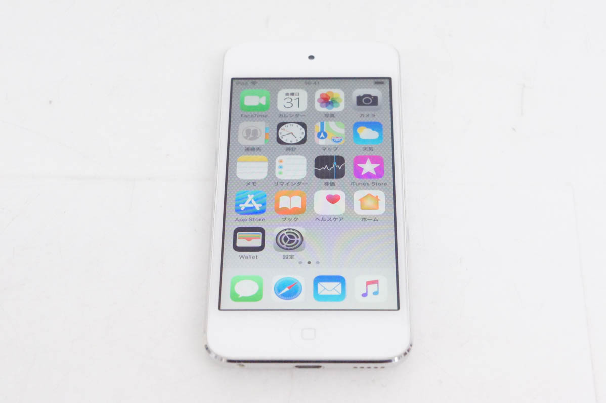 中古 Appleアップル iPod touch 16GB シルバー 第6世代 MKH42J/A