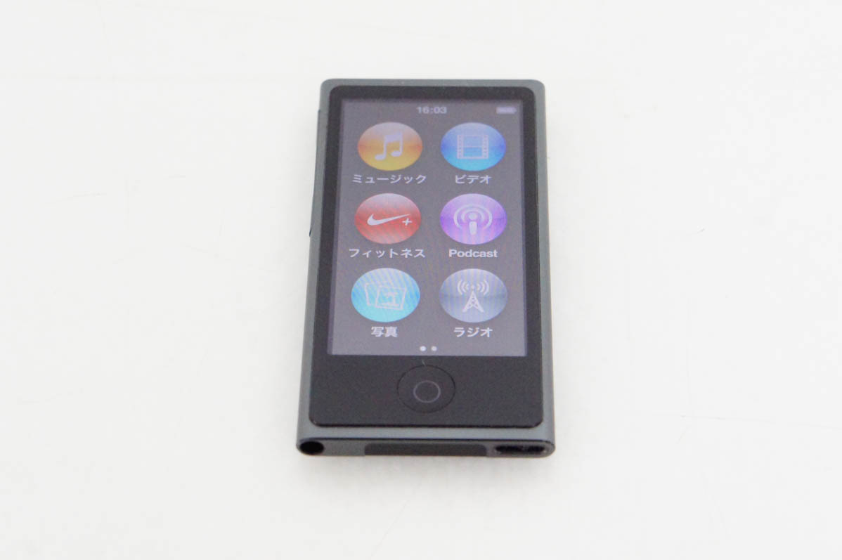 中古 Appleアップル 第7世代 iPod nano 16GB スペースグレイ MKN52J｜snet-shop｜02