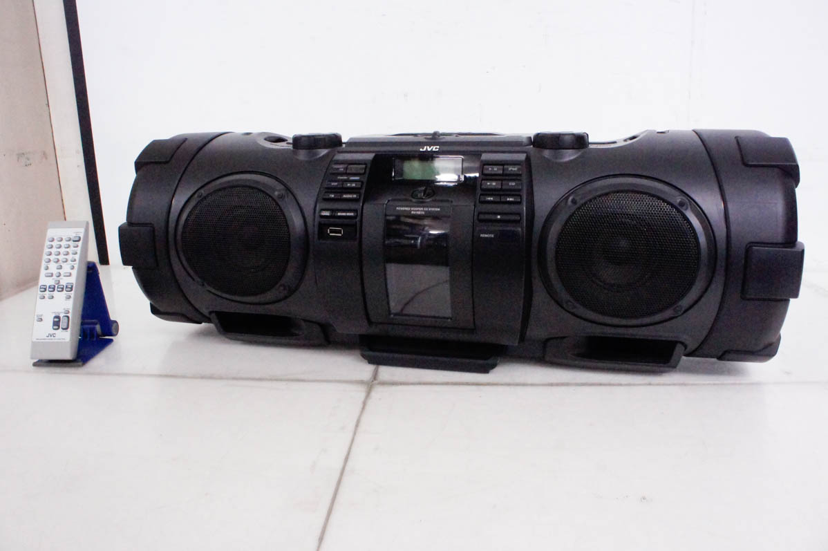 JVC RV-NB70-B パワードウーハーCD・FM・iPad システムコンポΩ