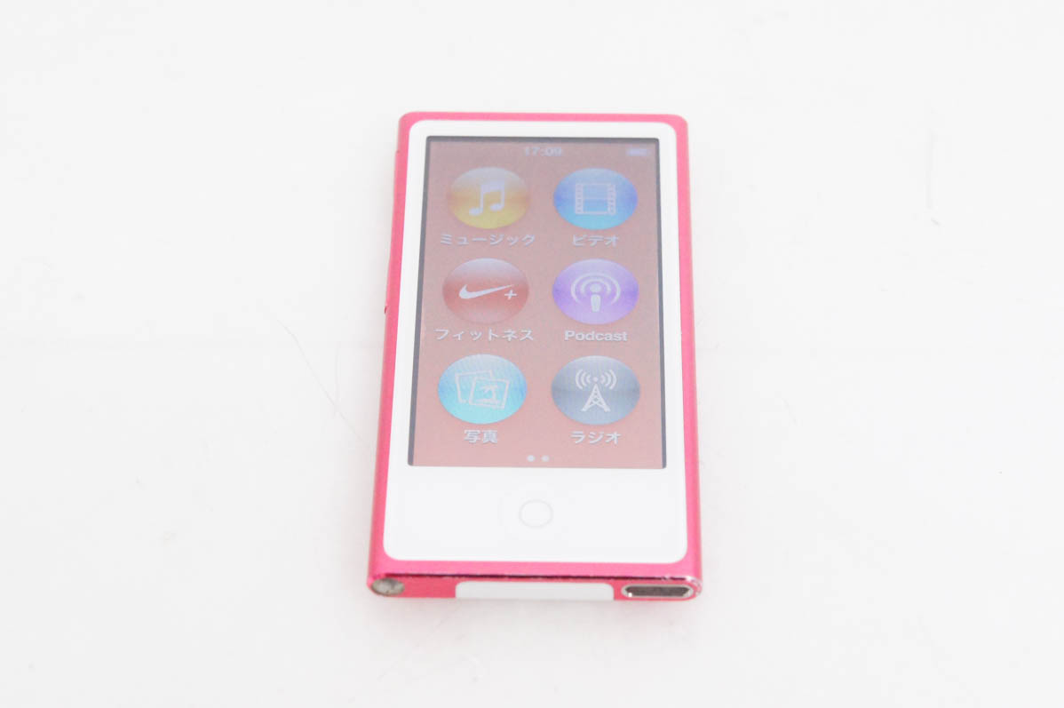 iPod nano 第7世代 MD475J ピンク 中古 Appleアップル 第7世代 iPod nano 16GB ピンク MD475J
