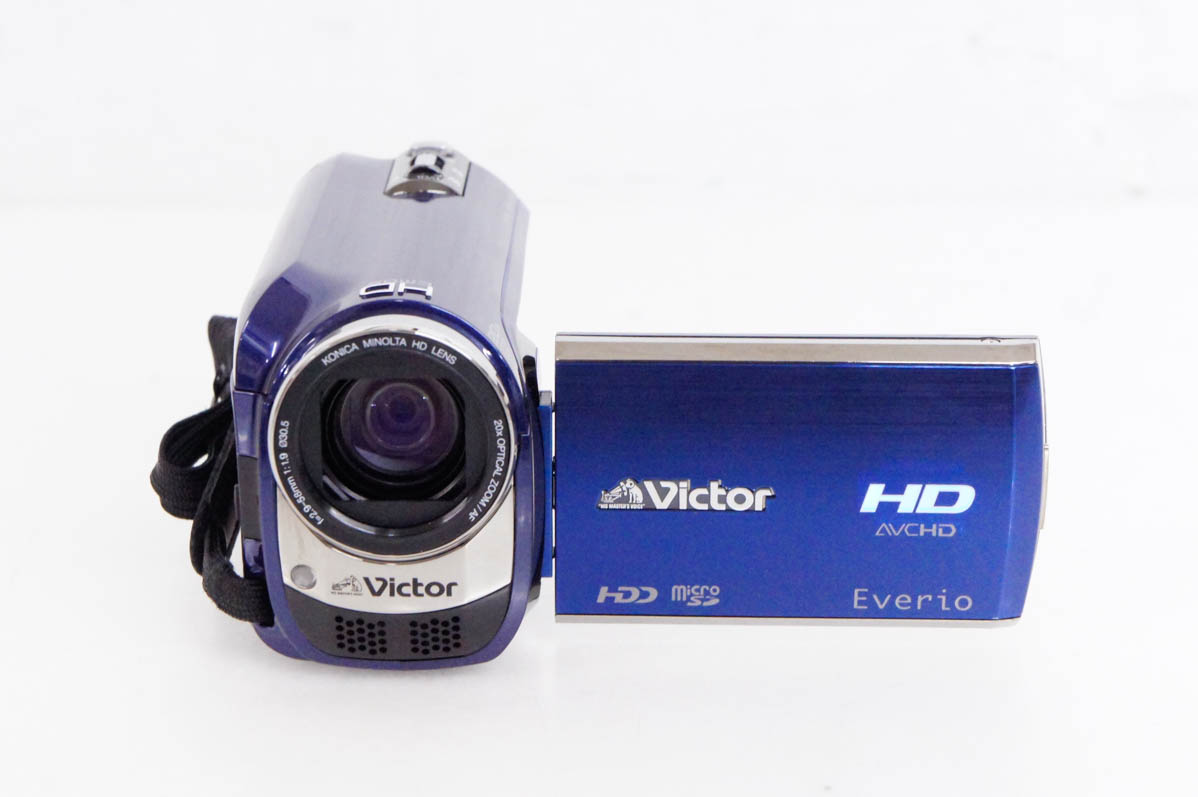 中古 C JVC Victorビクター エブリオEverio ハイビジョンデジタルビデオカメラ HDDタイプ GZ-HD300｜snet-shop｜02