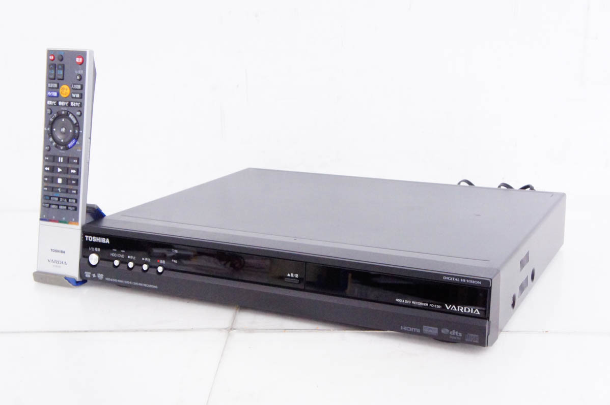 中古 C 東芝 DVDレコーダー HDD300GB内蔵 DVD RAM/ R/ RW/ R DL 地上/BS/CS110度デジタル内蔵 RD E301 :d1471124:エスネットショップ ヤフー店