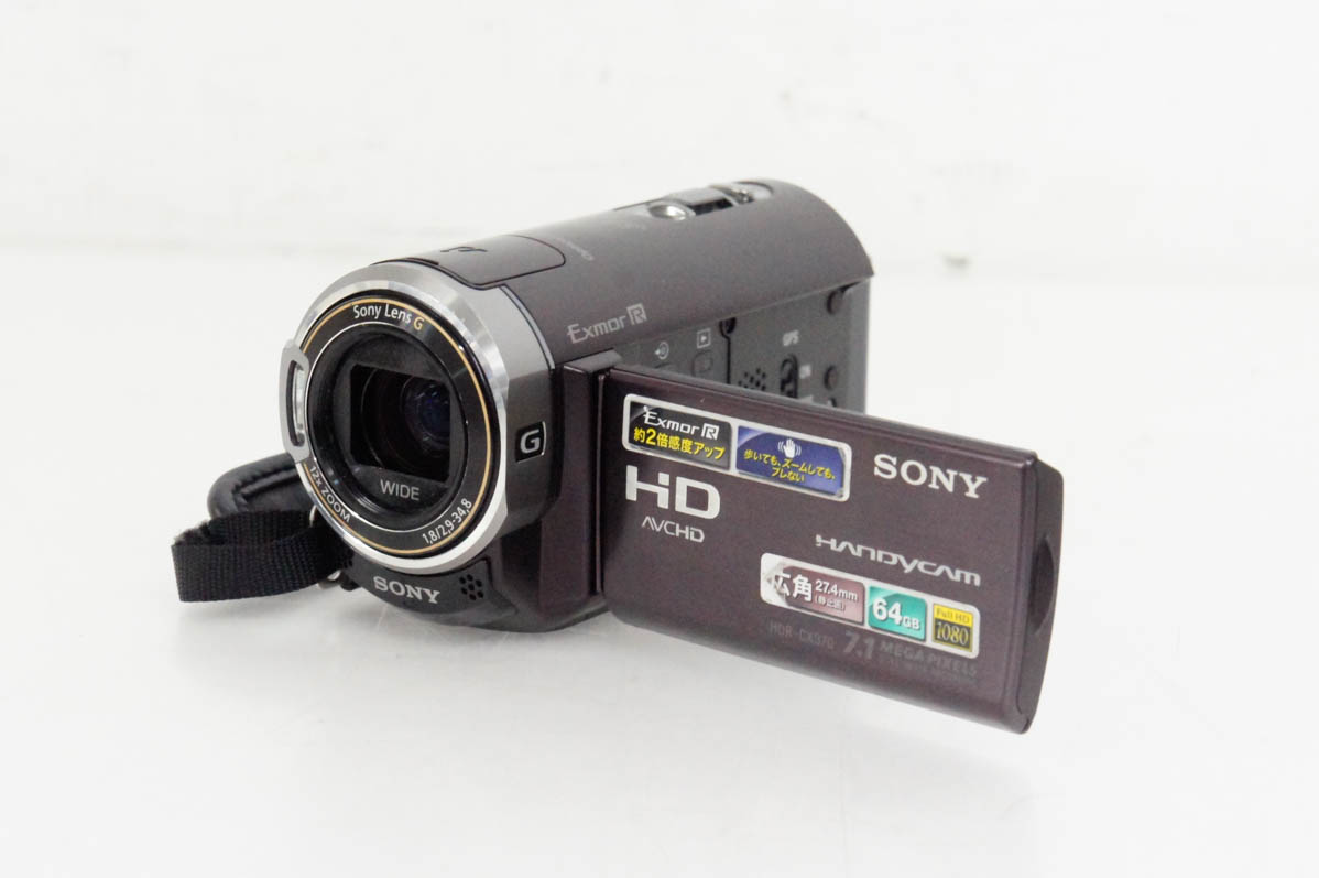 ビデオカメラ SONY HDR-CX370V HDR-CX370V | デジタルビデオカメラ Handycam ハンディカム | ソニー