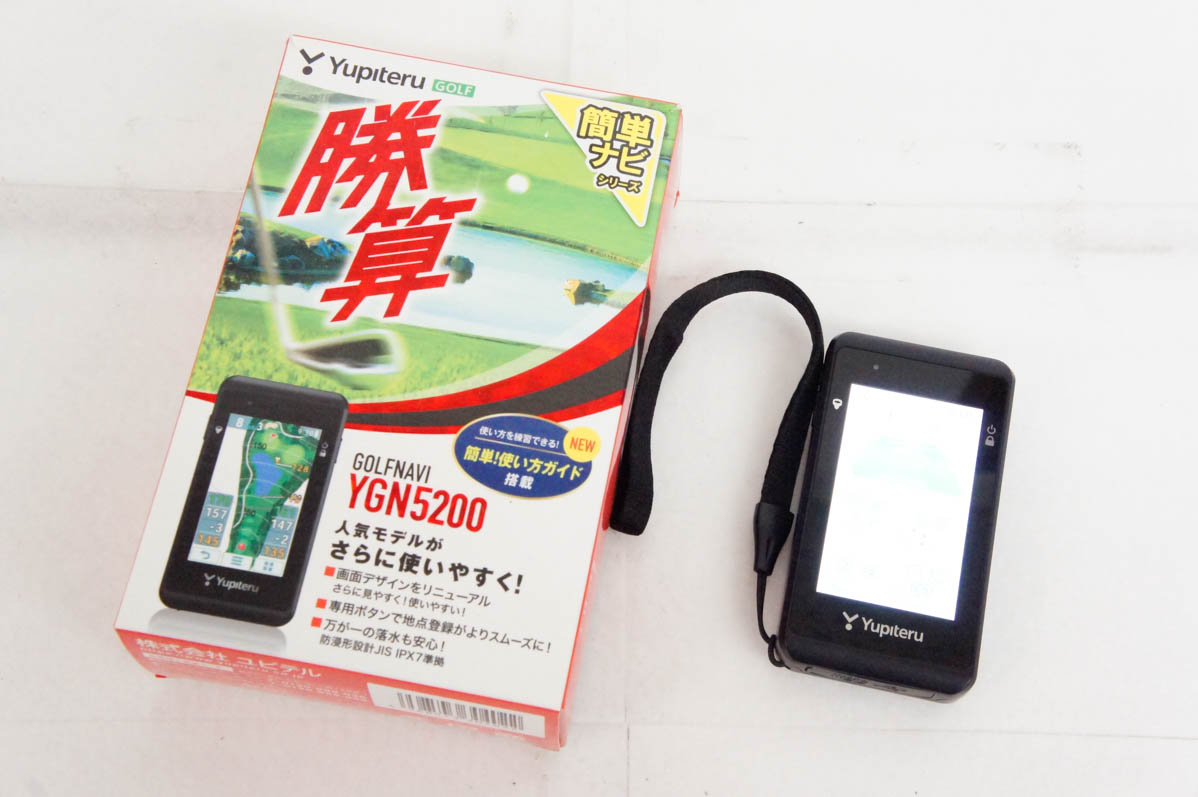 中古 Yupiteruユピテル GOLFNAVI ゴルフナビ YGN5200 簡単ナビシリーズ｜snet-shop