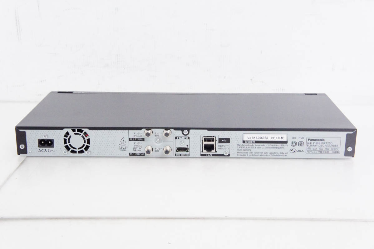 Panasonic DMR brt250（ブルーレイ、DVDレコーダー本体）の商品