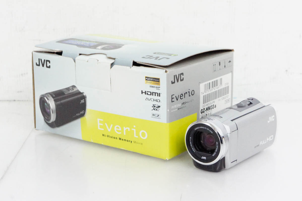 中古 JVC Victorビクター ハイビジョンデジタルビデオカメラ Everio エブリオ GZ HM33 :d1521324:エスネットショップ ヤフー店