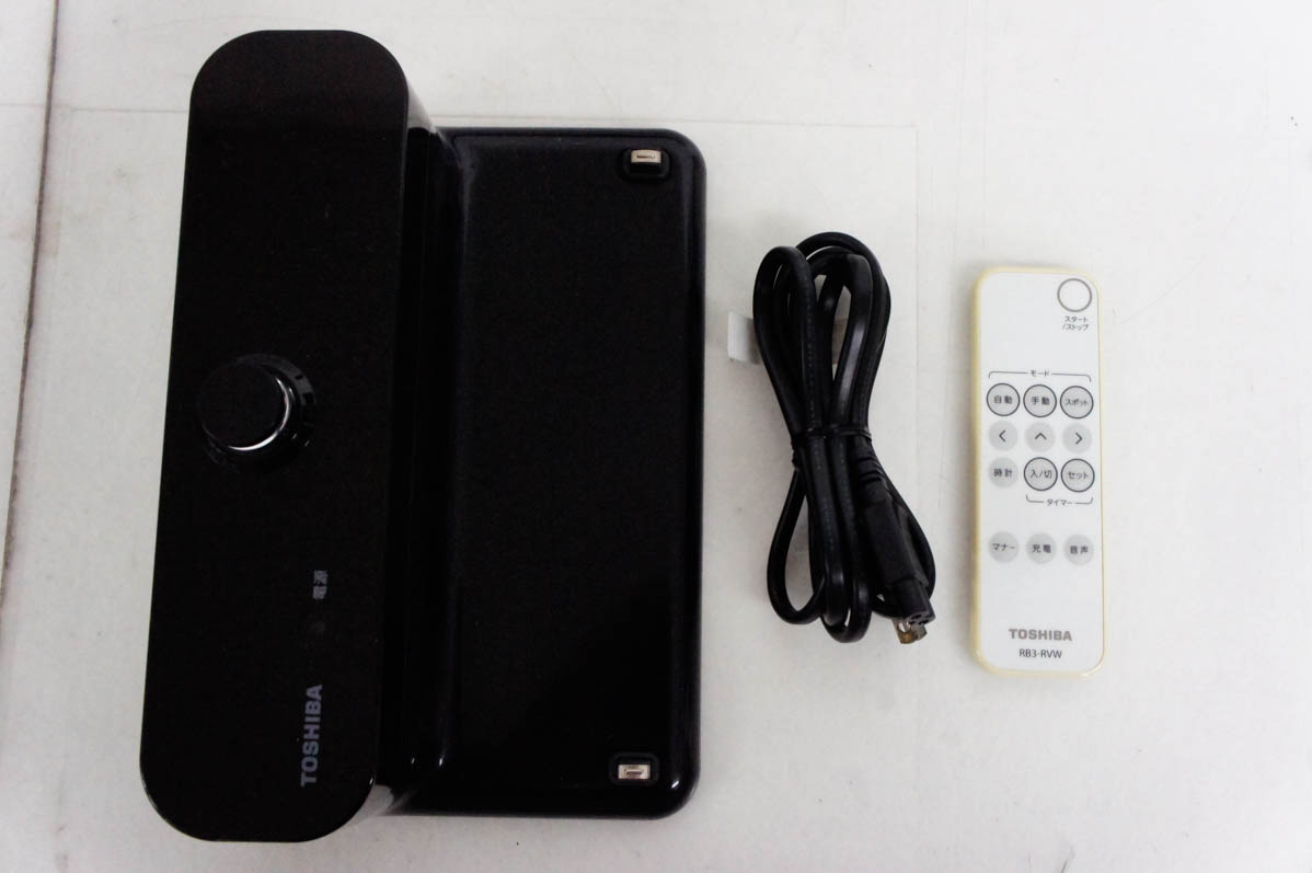 TOSHIBA ロボット掃除機 VC-RV2 本体 充電ドック付バッテリー交換済