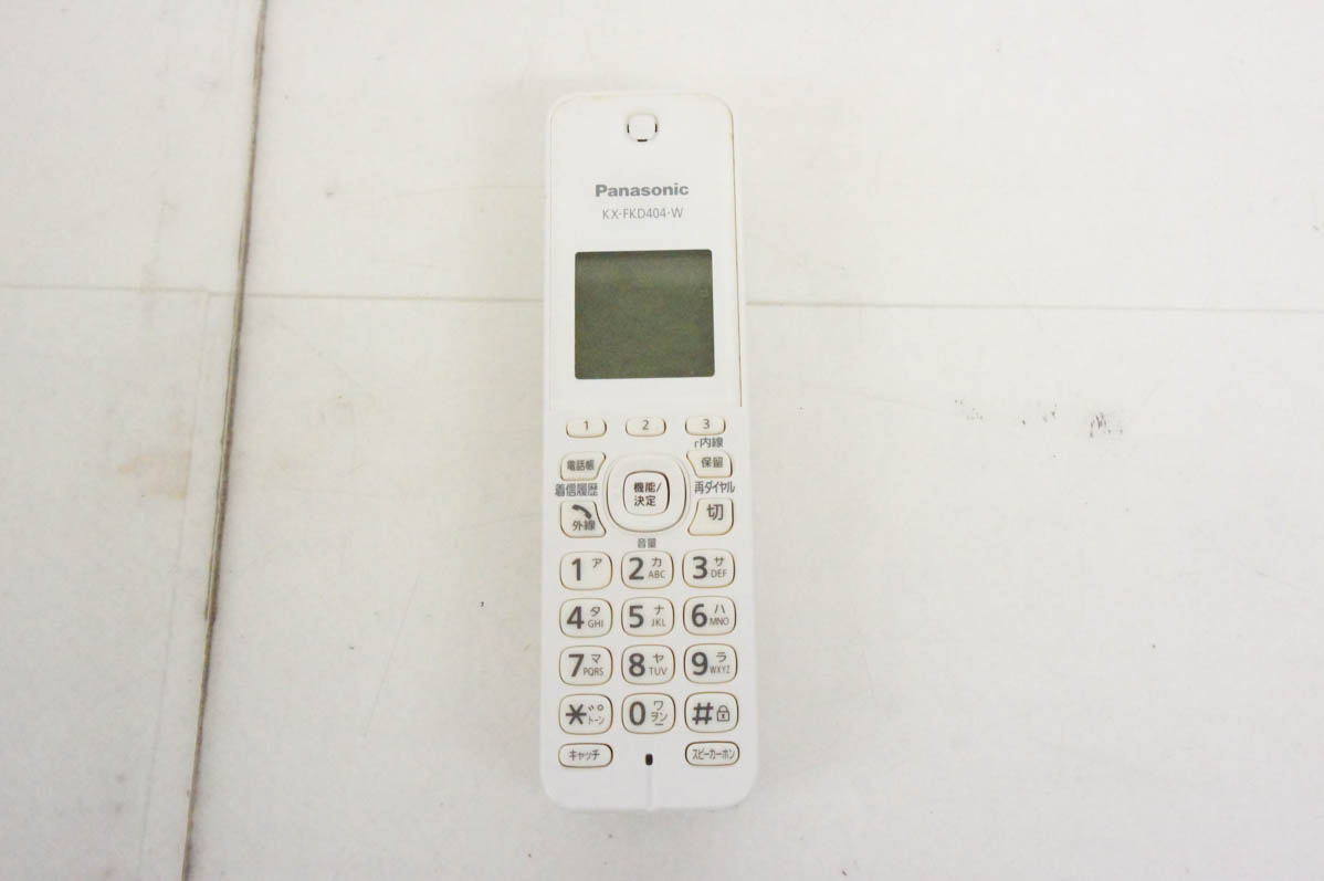 パナソニック　KX-FKD404-W 概要 増設子機 KX-FKD404 | 消耗品・別売品 | Panasonic