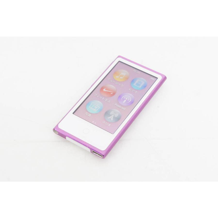 中古 Appleアップル 第7世代 iPod nano 16GB パープル MD479J｜snet-shop