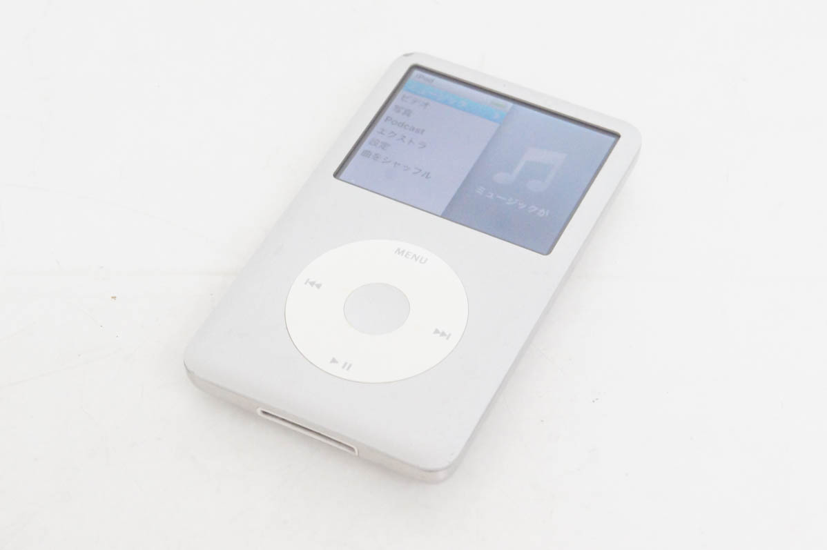 中古 Appleアップル iPod classic 80GB MB029J シルバー : エス