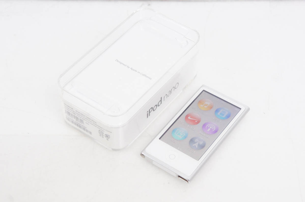 中古 Appleアップル 第7世代 iPod nano 16GB シルバー MD480J｜snet-shop