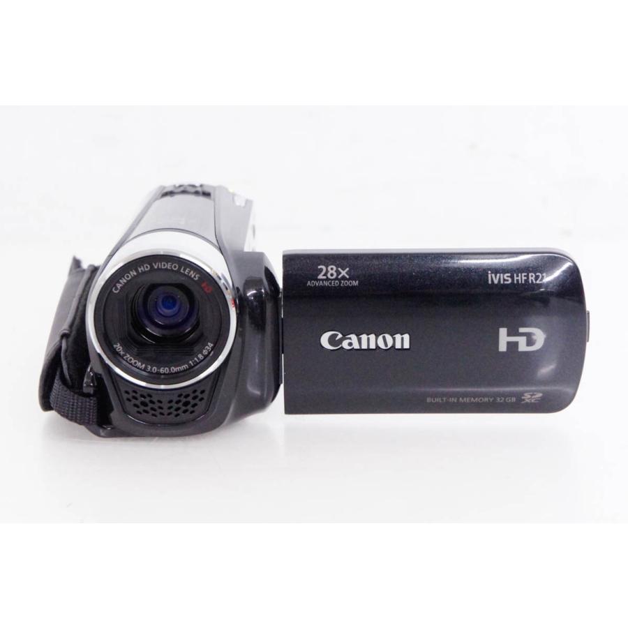 中古 Canonキャノン ハイビジョンデジタルビデオカメラ メモリータイプ iVIS HF R21 32GB｜snet-shop｜02