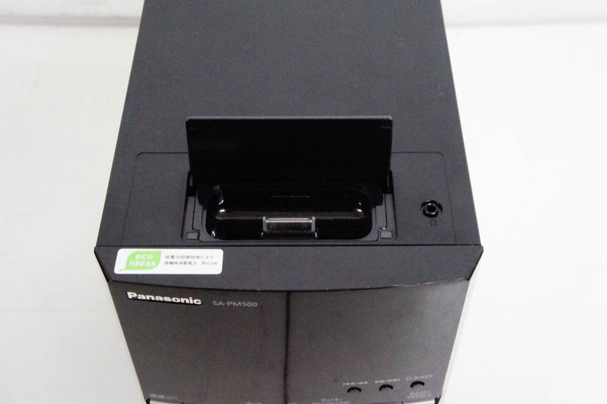 中古 Panasonicパナソニック CDステレオシステム D-dock CD
