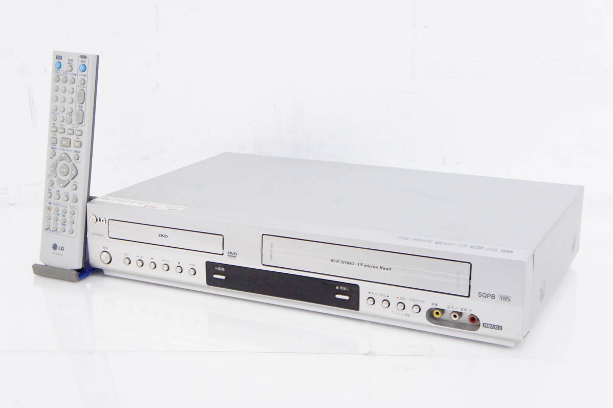 中古 訳あり LG DVDプレーヤー一体型VHSビデオデッキ DVCR-B200 DVD