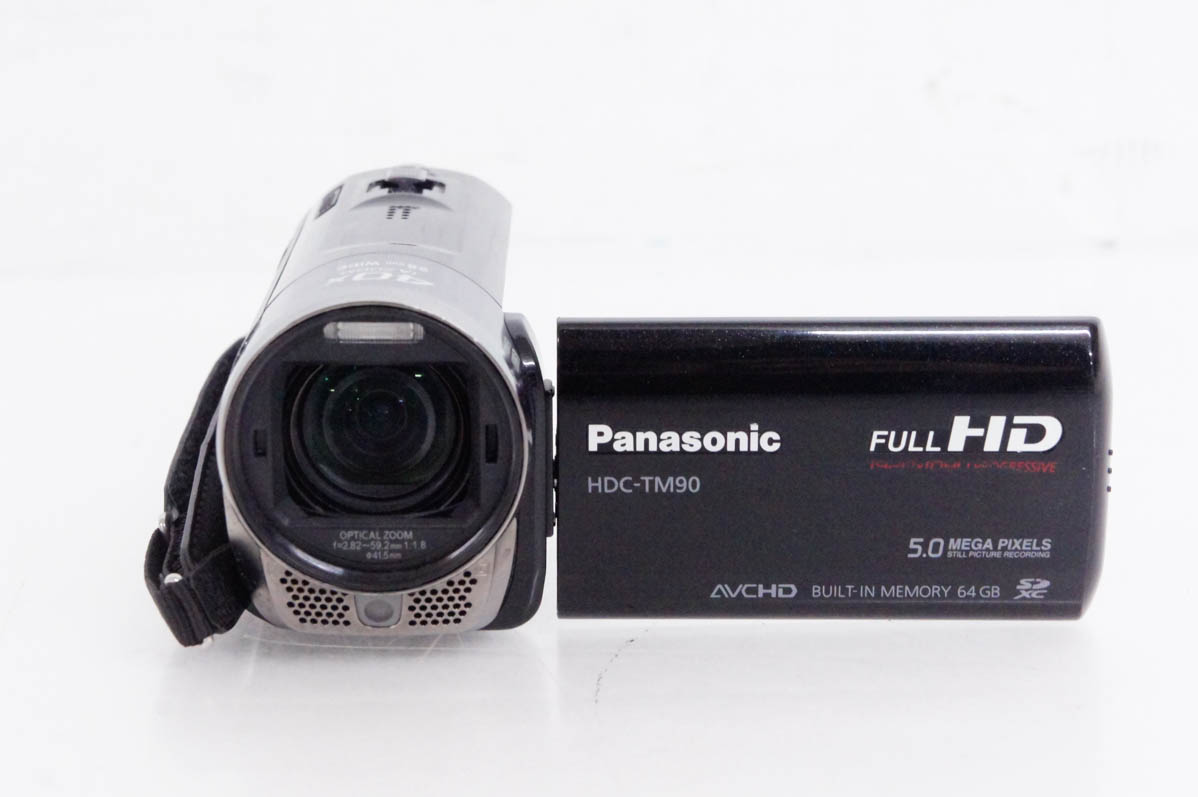 中古 Panasonicパナソニック デジタルハイビジョンビデオカメラ HDC-TM90 メモリータイプ 64GB｜snet-shop｜02