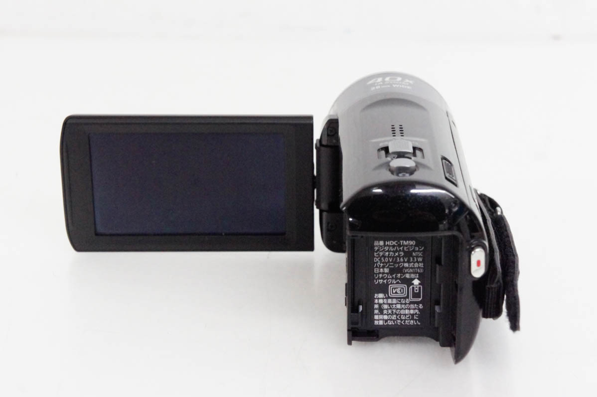 中古 Panasonicパナソニック デジタルハイビジョンビデオカメラ HDC-TM90 メモリータイプ 64GB｜snet-shop｜03