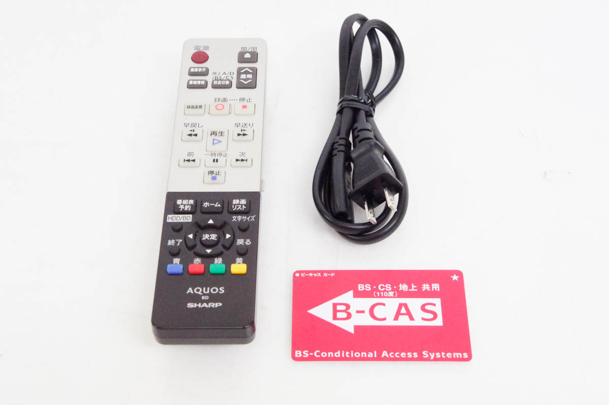 中古 C SHARPシャープ ブルーレイディスクレコーダー AQUOS