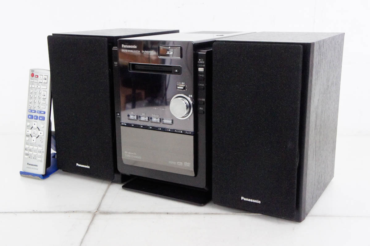 Panasonic Panasonic SC-PM930DVD DVD・CD・MDミニコンポ 完動品