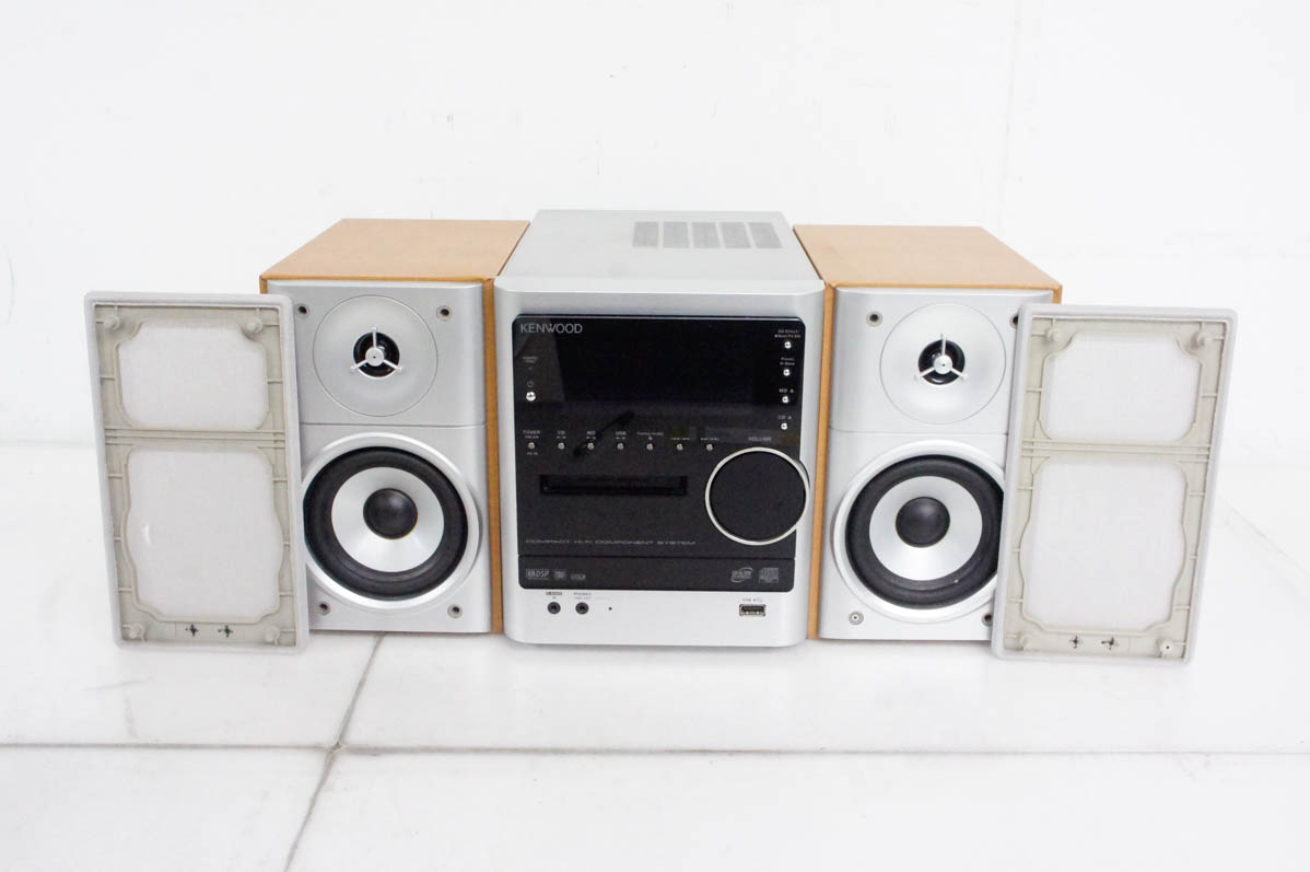 【未使用】KENWOOD　NDL-100MD-W　CD/MD　システムコンポ 中古 KENWOODケンウッド CD/USBコンパクトHi-Fiシステム CD／MD