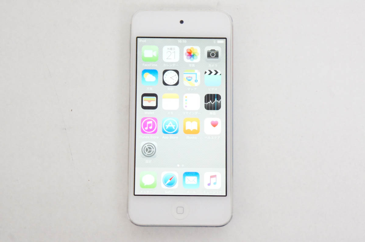 中古 Appleアップル 第5世代 iPod touch 32GB ホワイト＆シルバー