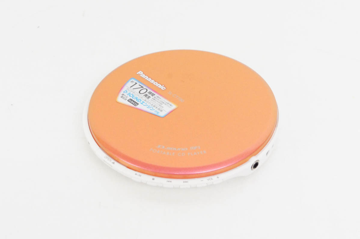 中古 Panasonicパナソニック ポータブルCDプレーヤー SL-CT730