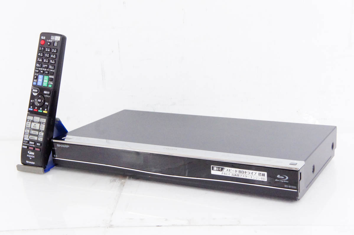 驚きの破格値SALESHARP シャープ　ブルーレイレコーダー HDD 1TB 2チューナー レコーダー