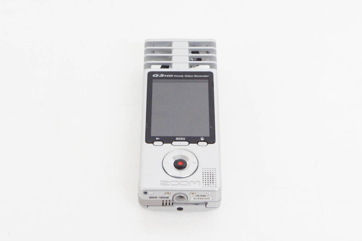 中古 ZOOMズーム ハンディ・ビデオ・レコーダー Q3HD : エスネット