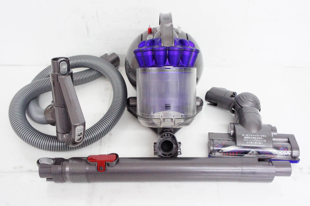 中古 ダイソンDyson サイクロン掃除機 DC36 カーボンファイバー搭載モーターヘッド