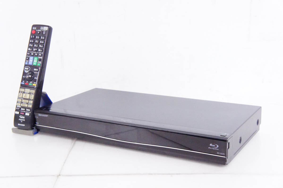 中古 SHARPシャープ ブルーレイディスクレコーダー AQUOSアクオスブルーレイ BD-S570 HDD500GB BDレコーダー｜snet-shop