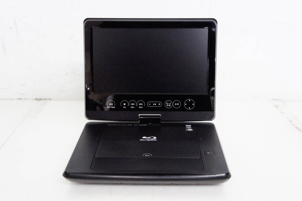 GREENHOUSE ポータブルブルーレイプレーヤー GH-PBD10AT-BK 【公式通販】