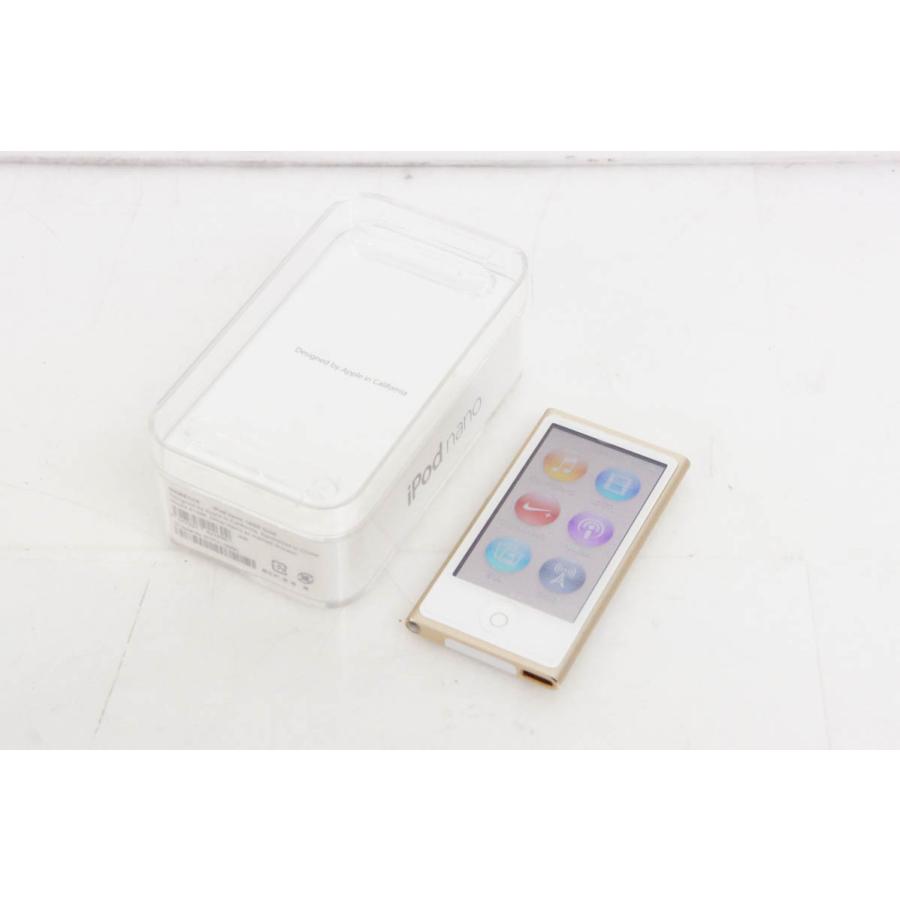 中古 Appleアップル 第7世代 iPod nano 16GB ゴールド MKMX2J｜snet-shop