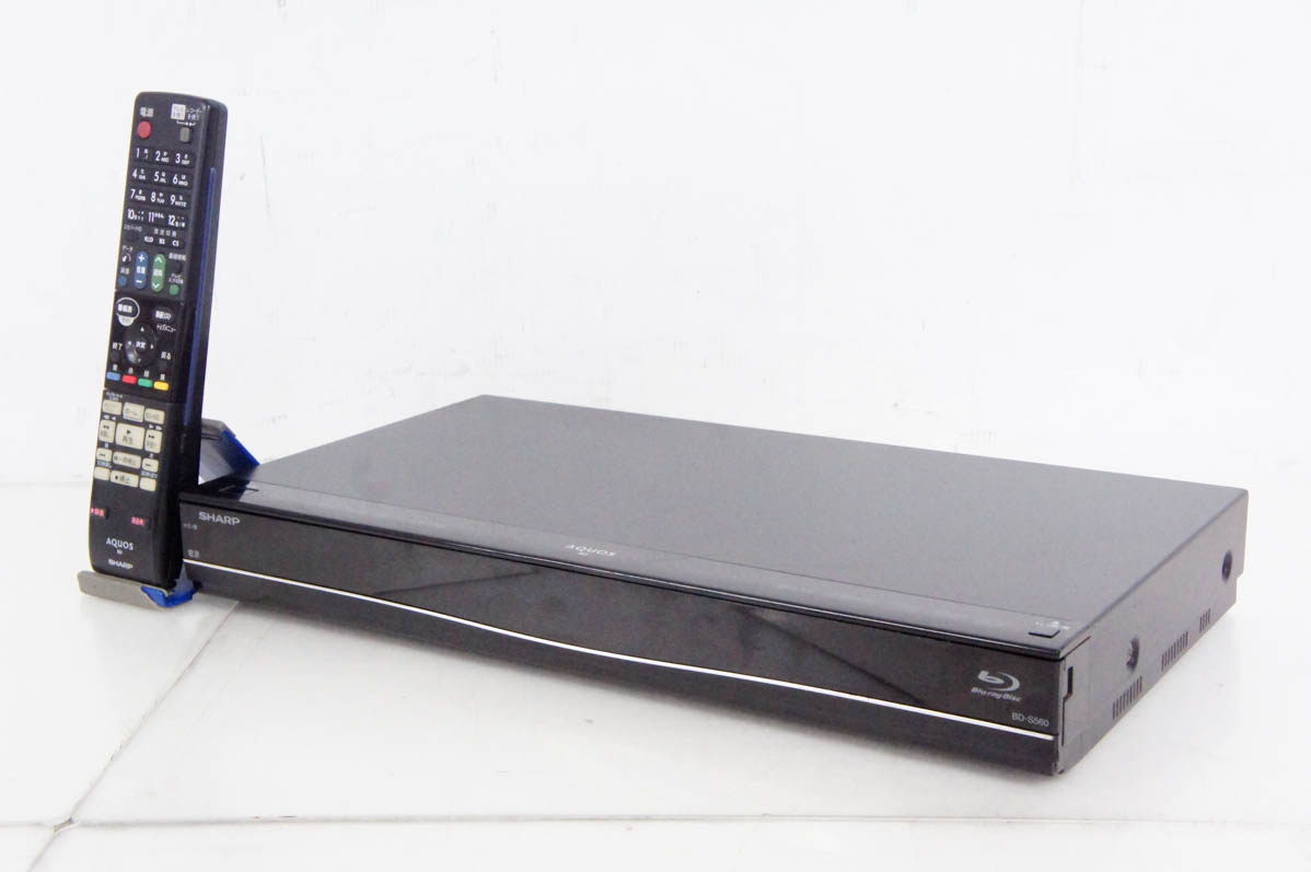 中古 SHARPシャープ ブルーレイディスクレコーダー AQUOSアクオスブルーレイ BD-S560 HDD500GB BDレコーダー｜snet-shop