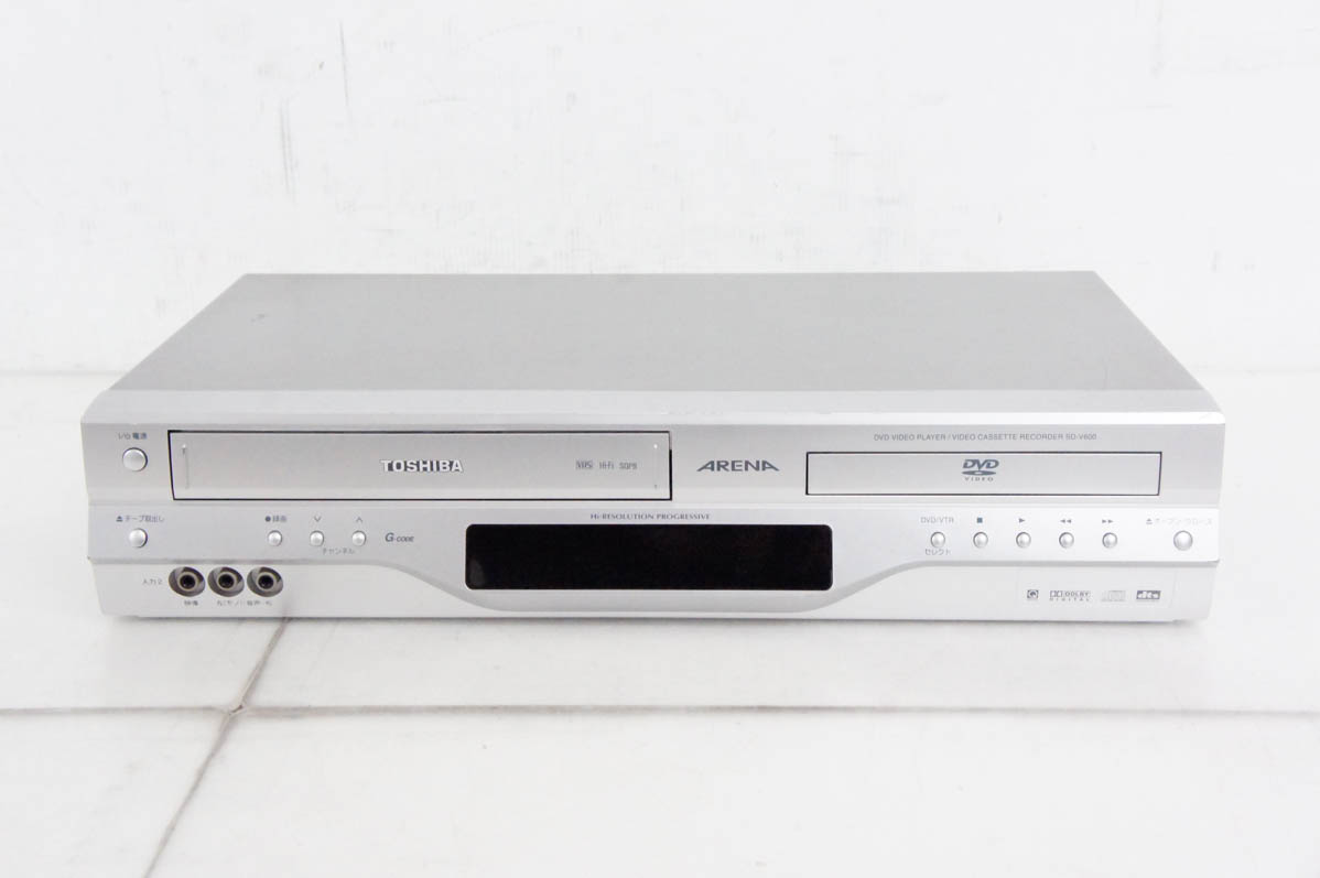 中古 東芝TOSHIBA VTR一体型DVDビデオプレーヤー DVDプレーヤー